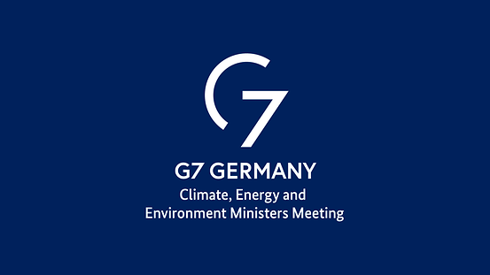The G7 ministers of the environment, climate and energy will meet in Berlin from 25 to 27 May 2022.