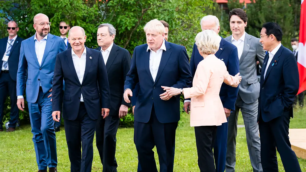 Familienfoto der G7