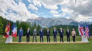 Familienfoto der G7