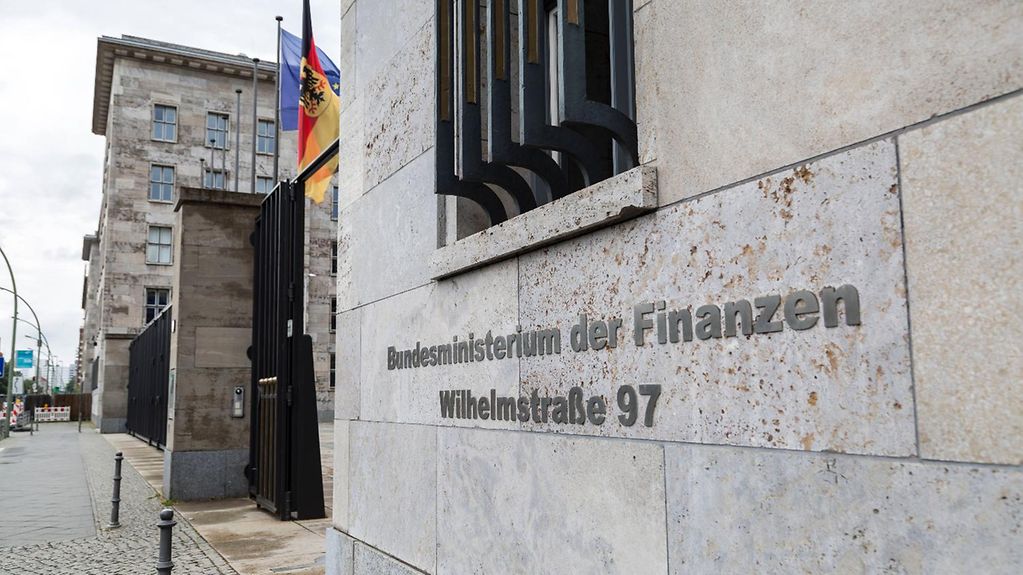 Das Bundesministerium der Finanzen in der Wilhelmstraße in Berlin.