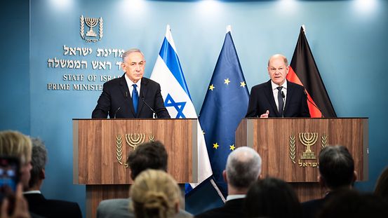 Point de presse conjoint avec le premier ministre israélien Benyamin Netanyahou