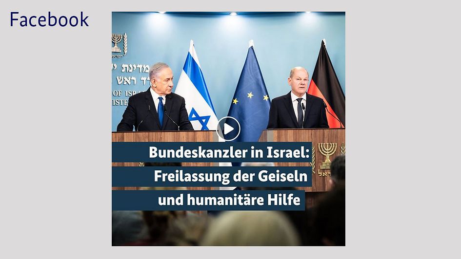 Der Bundeskanzler war zu Gesprächen in Israel: Wichtig ist jetzt, dass die Geiseln endlich freigelassen werden. Außerdem muss deutlich mehr humanitäre Hilfe zu den Menschen in Gaza kommen.